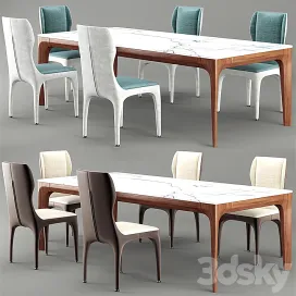 Chair table giorgetti tiche